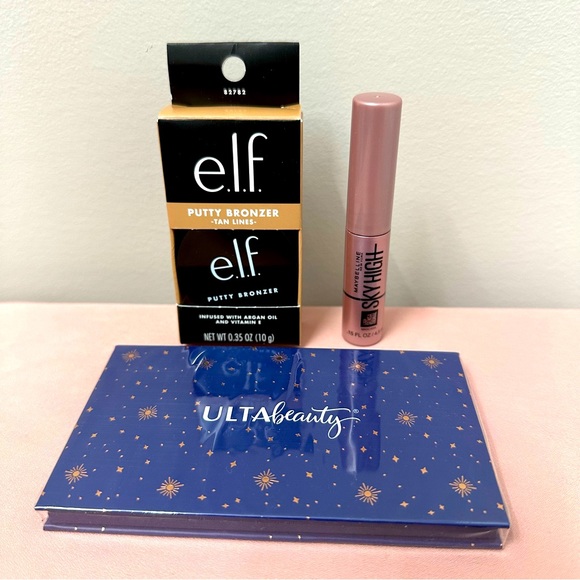 Multiples Other - 🌼 2/$15 - New 3 piece Makeup set (eye shadow palette, mascara, and bronzer)
